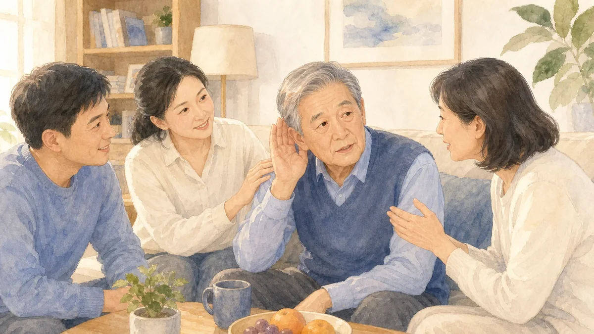 老人听不清别人说话怎么办？